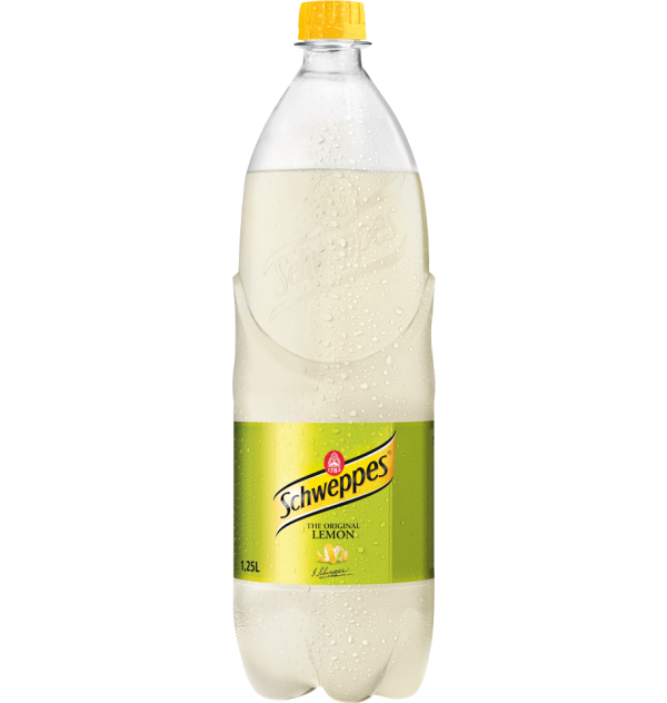 Schweppes Lemon 125 cl pack shot WET