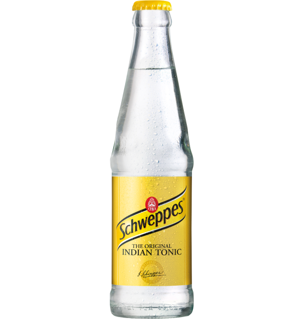 Schweppes Tonic 25 cl pack shot WET v2